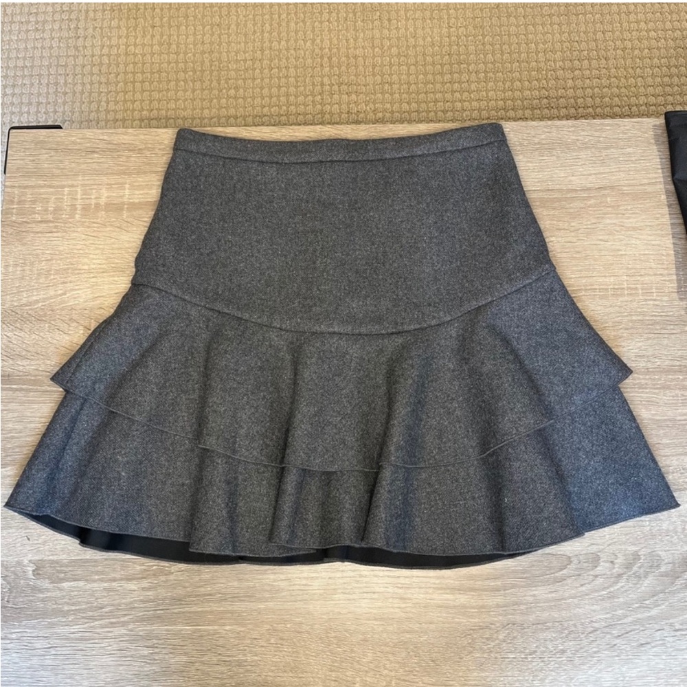 NWT J Crew Tiered Ruffle A Line Skirt